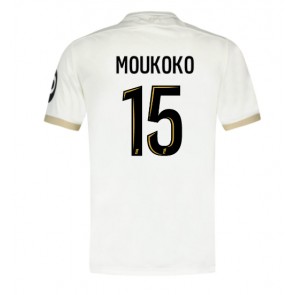 Billiga OGC Nice Youssoufa Moukoko #15 Bortatröja 2024-25 Kortärmad